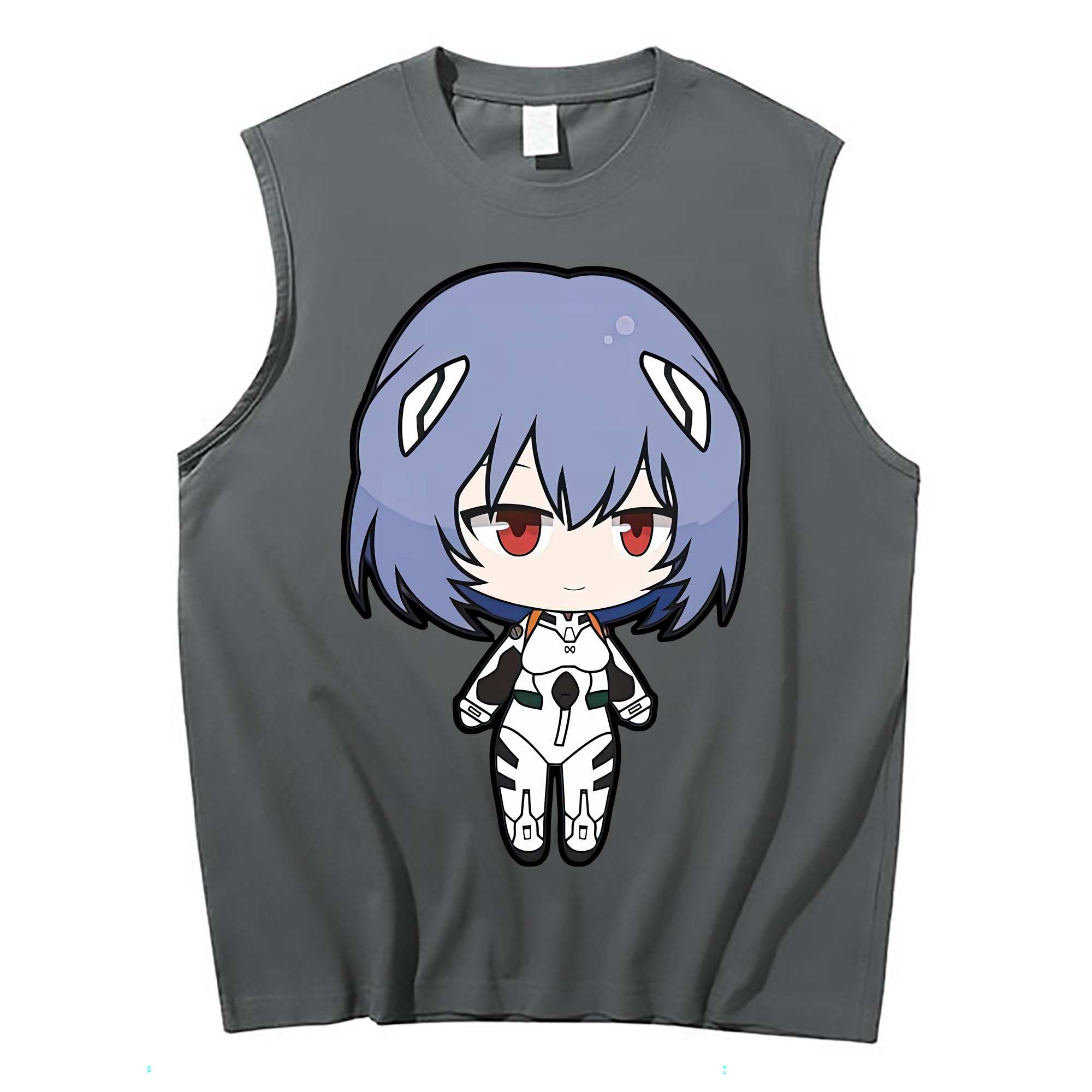 （画像用） EVA 新世紀エヴァンゲリオン コットン100％タンクトップ（フロントプリント）